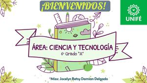 Ppt Sesión N° 3 Ciencia Y Tecnología 6° Grado
