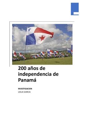200 Años De Independencia De Panama