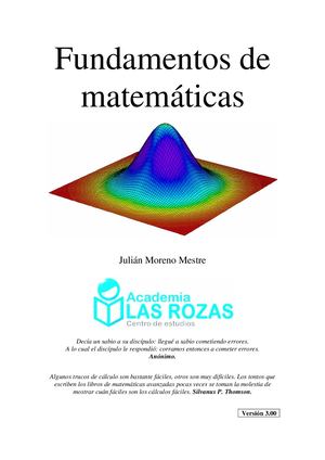 Fundamentos De Matematicas