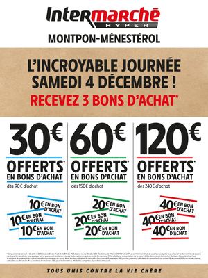 Propesctus - L'incroyable journée samedi 4 décembre - Intermarché Montpon Ménestérol