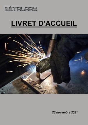 Livret D'accueil METALRAY