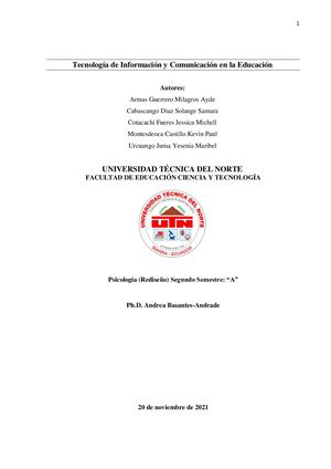 TIC TRABAJO DEL ENSAYO