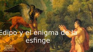 Edipo Y El Enigma De La Esfinge