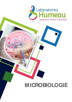 Catalogue Microbiologie