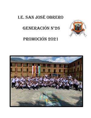 Anuario I.E San José Obrero 2021 G 26