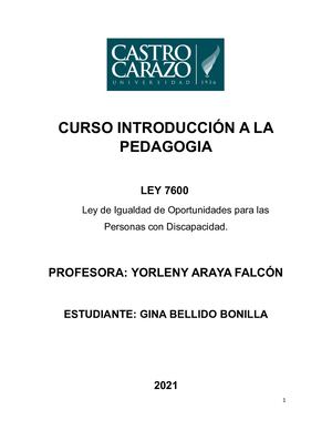 Análisis Ley 7600 2 Gina Bellido