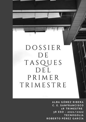 Dossier De Tasques Del Primer Trimestre Alba Gómez Ribera
