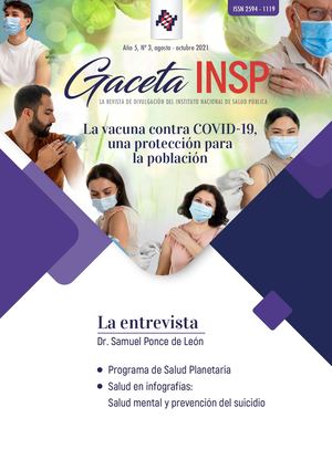 Gaceta INSP, Año 5, N°3, Ago Oct 2021