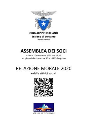 Cai Bergamo - Relazione Morale 2020
