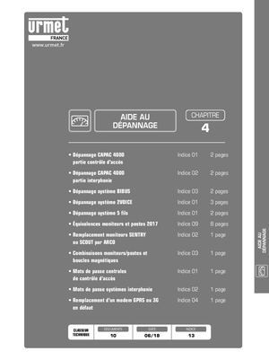 URMET - 4 - AIDE AU DEPANNAGE