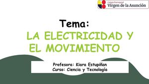 Clase 7 Cy T La Electricidad Y El Movimiento