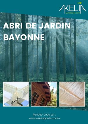 Abri de jardin BAYONNE