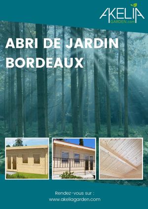 Abri de jardin BORDEAUX
