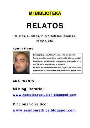 Relatos Agustin Franco