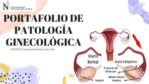 Mi Portafolio Final del Curso de Patología Ginecológica