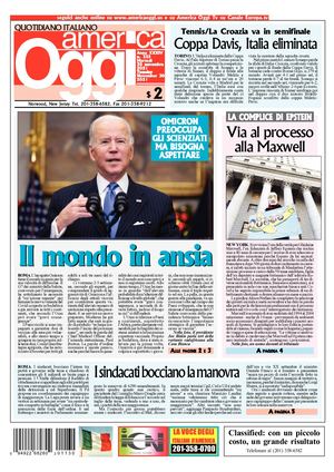 America Oggi 30 Novembre 2021