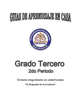 Guia De Tercero Segundo Periodo