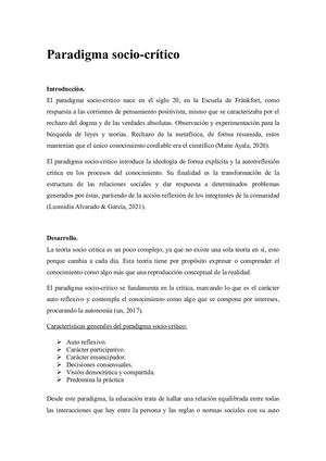Paradigma Socio