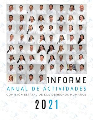 Informe Anual 2021 Cedh Tabasco