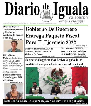 Miercoles 01 De Diciembre De 2021 Diario De Iguala