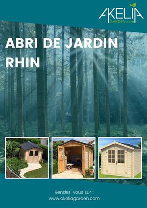 Abri de jardin RHIN