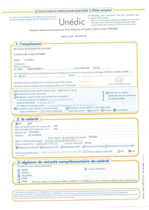 Am Jan Attestations Pole Emploi Et Contrats