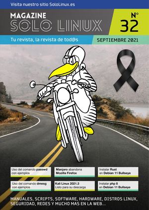 REVISTA SOLOLINUX N32 SEPTIEMBRE 2021