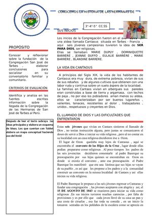 Cc Ss Sesión 3° 4° 5°