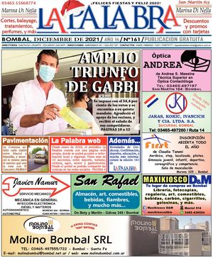 La Palabra N° 161 (Diciembre de 2021)