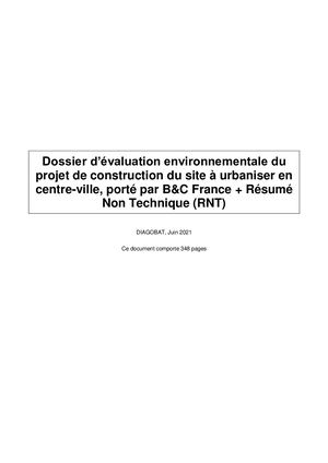 Modification N°5 Plu Projet B&c France
