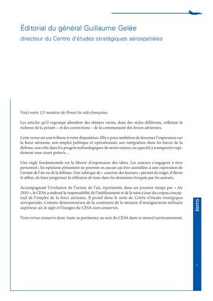 Penser les ailes françaises n°12