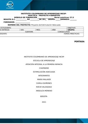 Proyecto Estimulación