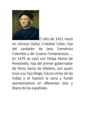 El Año De 1451 Nació En Génova