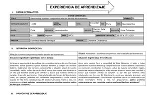 Experiencia Dpcc Segundo