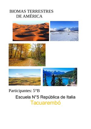 Biomas De América