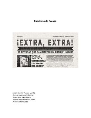 Cuaderno De Prensa
