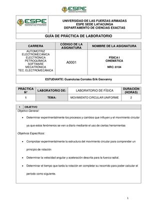 Diseño Y Contruccion De Una Rueda De La Fortuna Para La Representacion Del Movimiento Circular Uniforme