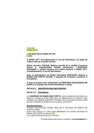 24 3- Projet Promesse De Vente Bures Sur Yvette Version Du 19 11 2021