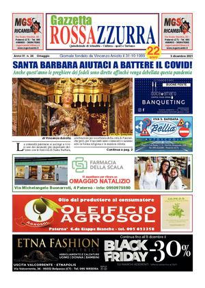 Gazzetta Rossazzurra Anno Vi N 24 Del 3 12 2021