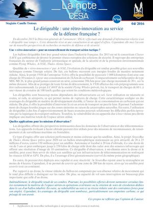 NOTE DU CESA N°64