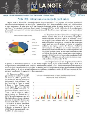 NOTE DU CESA N°300