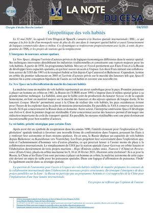 NOTE DU CESA N°350