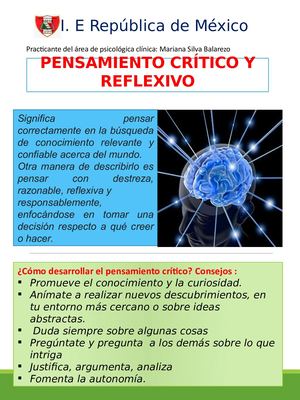 8 Pensamiento Critico