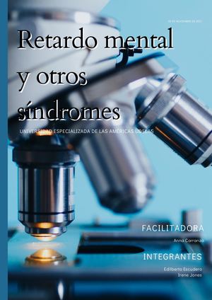 Proyecto Final Retardo Y Otros Síndromes (2)