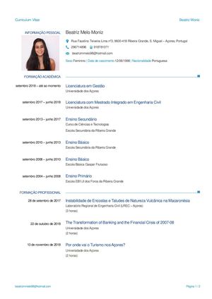 Curriculo Beatriz