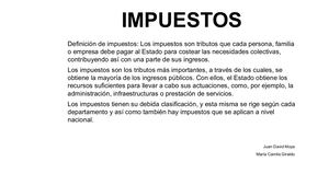 Taller Impuesto