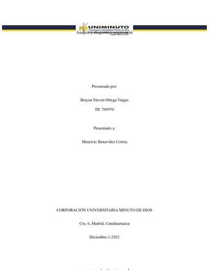 Análisis Y Diagnóstico Empresarial