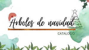 Arboles Navideños -Catalogo