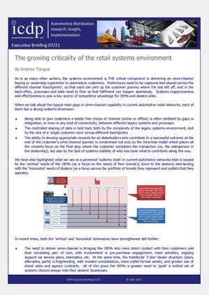 Icdp EB The growing criticality of the retail systems environment