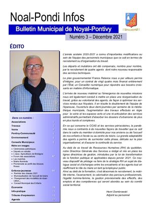Bulletin Municipal de la Mairie de Noyal Pontivy - Décembre 2021